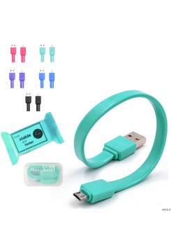 کابل بیست سانتی برای آیفون | Portable Mini Candy Phone Charging Cable 20CM For iPhone